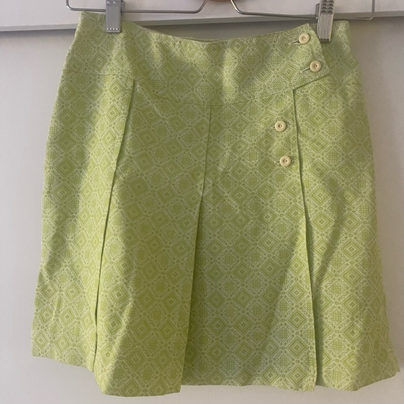 Y2K Italian Pleated Black Skirt (S)